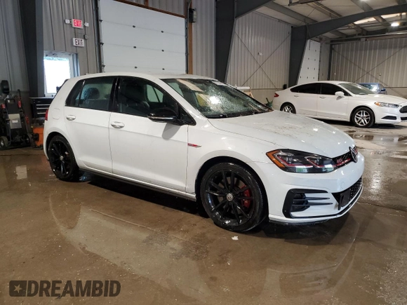 2019 Volkswagen GTI S z VIN 3VW5T7AU7KM010447, wystawiony jako Copart lot #57136835 z przebiegiem 19 613 mil mil oraz Szkoda całkowita • Salvage title. Historia ofert i sprzedaży dostępna na DreamBid. Obrazek 4.