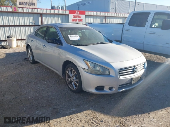 2013 Nissan Maxima SV with VIN 1N4AA5AP4DC807870, listed as a IAAI auction lot 41809194 with 129,034 mi miles and . Bid and sale history available at DreamBid. Image 1.