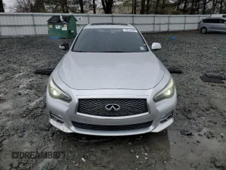 2017 Infiniti Q50 2.0t Premium with VIN JN1CV7ARXHM680324, listed as a Copart auction lot 49944555 with 100,630 mi miles and Salvage Title. Bid and sale history available at carsss.com. Image 5.