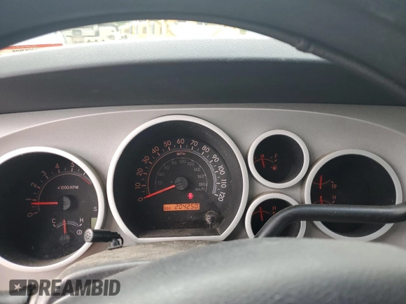 2007 Toyota Tundra SR5 with VIN 5TBBV54197S486558, listed as a Copart auction lot 70786464 with 204,250 mi miles and Salvage Title. Bid and sale history available at carsss.com. Image 9.