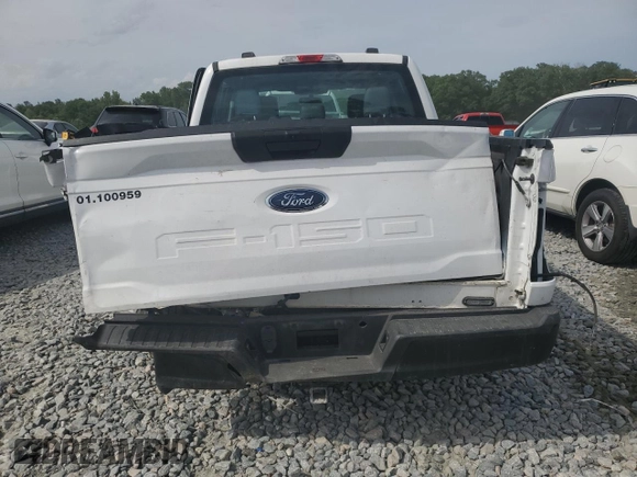 2021 Ford F-150 XL with VIN 1FTEW1CB8MKE68771, listed as a Copart auction lot 54613785 with 68,622 mi miles and Salvage Title. Bid and sale history available at carsss.com. Image 6.