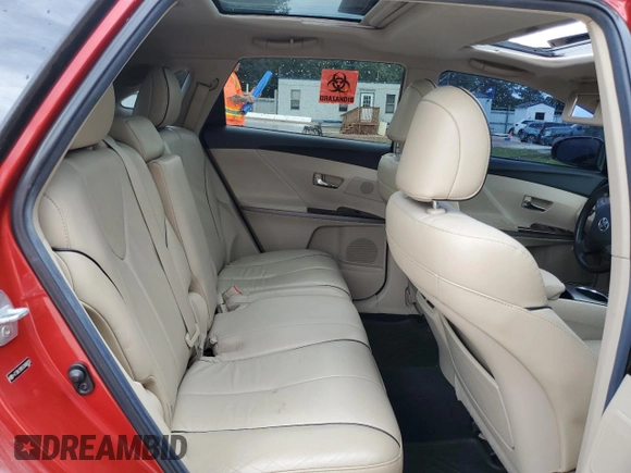 2012 Toyota Venza LE with VIN 4T3BK3BB5CU068930, listed as a Copart auction lot 60412055 with Not provided miles and Salvage title. Bid and sale history available at DreamBid. Image 11.