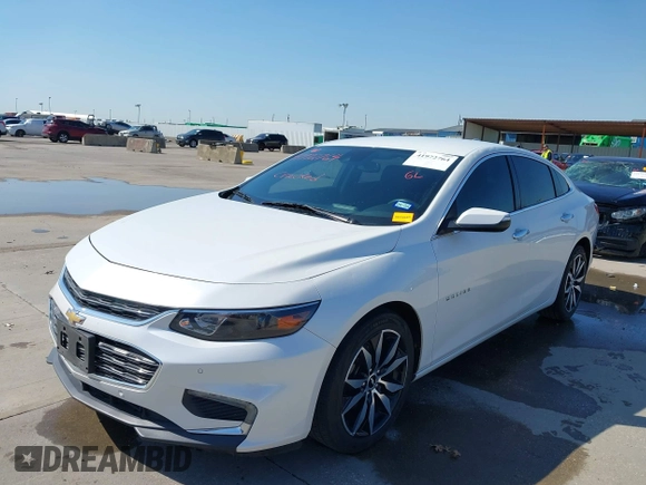 2016 Chevrolet Malibu LT with VIN 1G1ZF5SX1GF206344, listed as a IAAI auction lot 41972764 with 111,427 mi miles and . Bid and sale history available at DreamBid. Image 2.