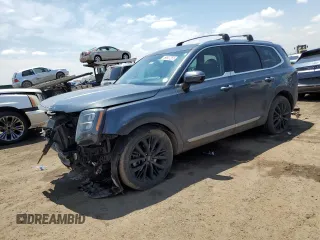 2020 Kia Telluride SX with VIN 5XYP5DHC9LG034071, listed as a Copart auction lot 59807355 with 87,988 mi miles and Salvage title. Bid and sale history available at DreamBid. Image 1.