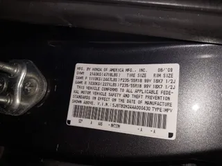 2010 Acura RDX with VIN 5J8TB2H24AA000430, listed as a IAAI auction lot 41222129 with 195,180 mi miles. Bid and sale history available at carsss.com. Image 9.