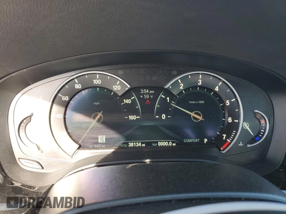 2018 BMW 5 Series 530i with VIN WBAJA5C59JG900052, listed as a Copart auction lot 47998295 with 38,134 mi miles and Salvage Title. Bid and sale history available at carsss.com. Image 9.