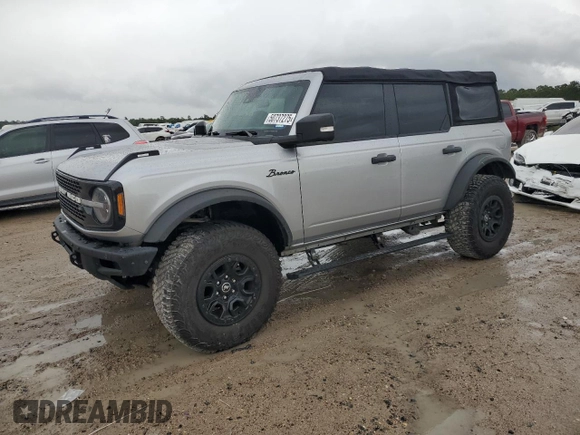 2022 Ford Bronco with VIN 1FMEE5DP0NLA72068, listed as a Copart auction lot 50737275 with 26,328 mi miles and Salvage Title. Bid and sale history available at carsss.com. Image 1.
