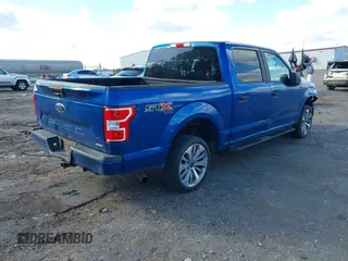 2018 Ford F-150 XL with VIN 1FTEW1EP6JFC92638, listed as a IAAI auction lot 41732128 with 161,007 mi miles. Bid and sale history available at carsss.com. Image 4.