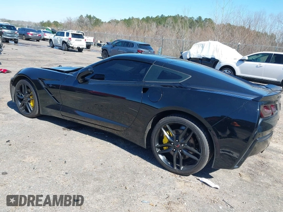 2016 Chevrolet Corvette 1LT with VIN 1G1YB2D77G5116429, listed as a IAAI auction lot 41608805 with 115,521 mi miles. Bid and sale history available at carsss.com. Image 3.