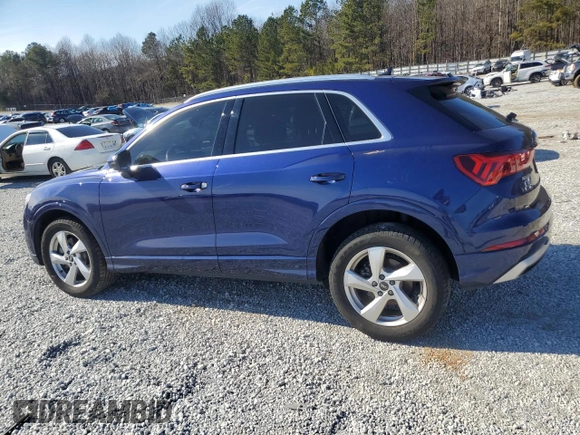 2022 Audi Q3 Premium Plus with VIN WA1BUCF36N1127685, listed as a Copart auction lot 42190355 with 45,862 mi miles and Salvage title. Bid and sale history available at DreamBid. Image 2.