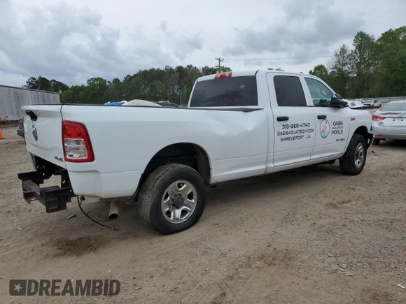 2020 Ram 2500 Tradesman with VIN 3C7WR4HJ0LG307787, listed as a Copart auction lot 51241605 with 0 mi miles and Salvage Title. Bid and sale history available at carsss.com. Image 3.