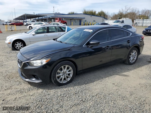 2017 Mazda Mazda6 Sport with VIN JM1GL1U57H1121292, listed as a Copart auction lot 48414605 with 110,603 mi miles and Salvage Title. Bid and sale history available at carsss.com. Image 1.