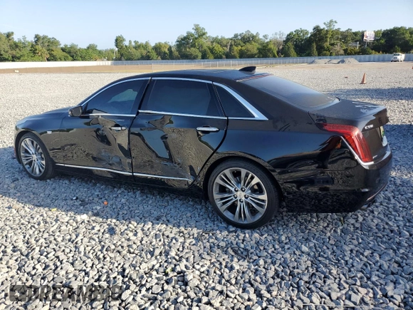 2018 Cadillac CT6 Sport AWD z VIN 1G6KP5R67JU134591, wystawiony jako Copart lot #54928775 z przebiegiem 104 970 mil mil oraz Szkoda całkowita • Salvage title. Historia ofert i sprzedaży dostępna na DreamBid. Obrazek 2.