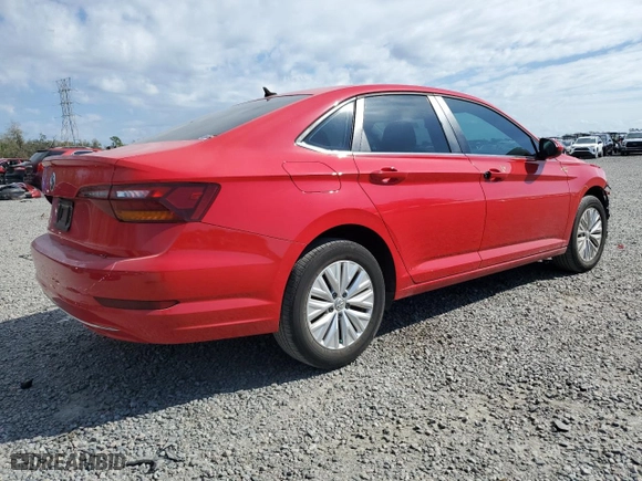 2019 Volkswagen Jetta S with VIN 3VWC57BUXKM054524, listed as a Copart auction lot 46931165 with 42,036 mi miles and Salvage Title. Bid and sale history available at carsss.com. Image 3.