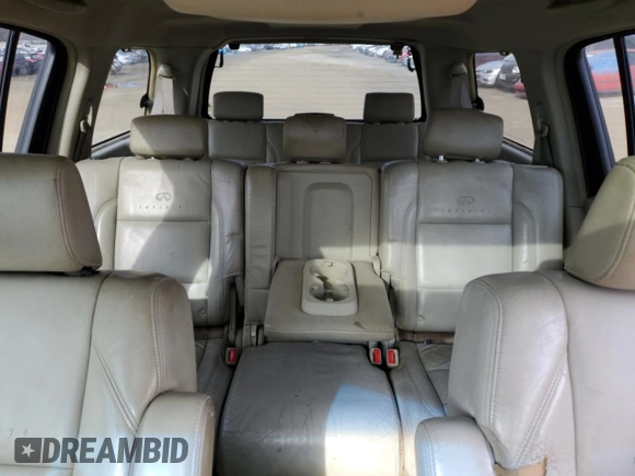 2004 Infiniti QX56 with VIN 5N3AA08C14N807543, listed as a Copart auction lot 87957795 with 0 mi miles and Salvage Title. Bid and sale history available at carsss.com. Image 10.