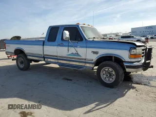 1996 Ford F-250 with VIN 1FTHX26F8TEA06626, listed as a Copart auction lot 43053205 with Not provided miles and Salvage title. Bid and sale history available at DreamBid. Image 4.