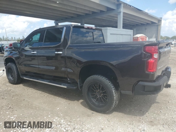 2019 Chevrolet Silverado 1500 High Country with VIN 1GCUYHEL6KZ209897, listed as a Copart auction lot 48137395 with 88,880 mi miles and Clean Title. Bid and sale history available at carsss.com. Image 2.