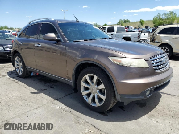 2004 Infiniti FX35 with VIN JNRAS08WX4X225689, listed as a Copart auction lot 56249284 with 175,719 mi miles and Salvage Title. Bid and sale history available at carsss.com. Image 4.