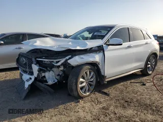 2020 Infiniti QX50 Autograph with VIN 3PCAJ5M11LF121403, listed as a Copart auction lot 48266445 with 50,994 mi miles and Salvage Title. Bid and sale history available at DreamBid. Image 1.
