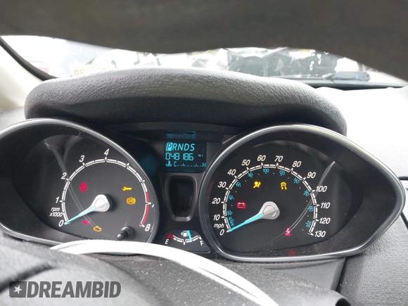 2019 Ford Fiesta SE with VIN 3FADP4BJ7KM105246, listed as a IAAI auction lot 42039557 with 48,186 mi miles. Bid and sale history available at carsss.com. Image 7.