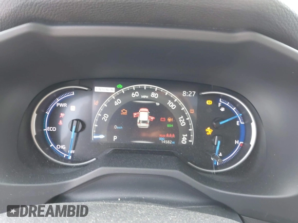 2023 Toyota RAV4 Hybrid XLE Premium z VIN JTMB6RFV8PD114927, wystawiony jako IAAI lot #41844127 z przebiegiem 14 582 mil mil oraz . Historia ofert i sprzedaży dostępna na DreamBid. Obrazek 7.