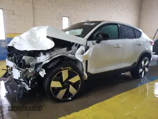 2023 Volvo C40 Recharge Pure Electric Ultimate with VIN YV4ED3GM6P2066097, listed as a Copart auction lot 80301104 with 43,982 mi miles and Salvage Title. Bid and sale history available at carsss.com. Image 1.