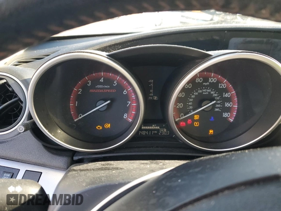 2013 Mazda 3 Mazdaspeed3 Touring with VIN JM1BL1L3XD1770184, listed as a Copart auction lot 46152925 with 148,411 mi miles and Salvage Title. Bid and sale history available at DreamBid. Image 9.