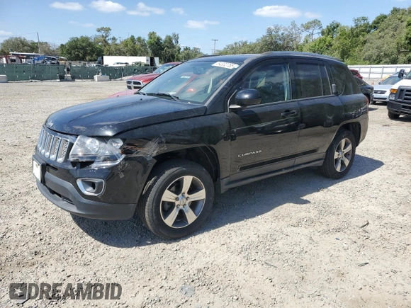 2016 Jeep Compass High Altitude Edition with VIN 1C4NJDEB6GD697021, listed as a Copart auction lot 54332755 with 104,611 mi miles and Salvage Title. Bid and sale history available at carsss.com. Image 1.