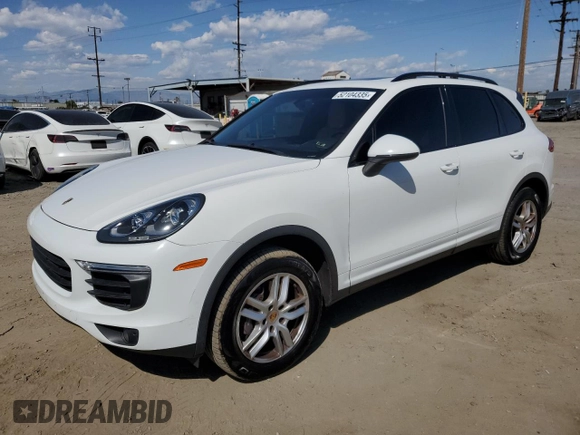 2016 Porsche Cayenne with VIN WP1AA2A20GKA12711, listed as a Copart auction lot 52104335 with 93,396 mi miles and Salvage Title. Bid and sale history available at carsss.com. Image 1.