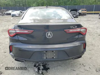 2021 Acura TLX Advance with VIN 19UUB5F65MA011856, listed as a Copart auction lot 54974865 with 29,390 mi miles and Salvage title. Bid and sale history available at DreamBid. Image 6.