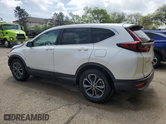 2020 Honda CR-V EX z VIN 2HKRW2H59LH673264, wystawiony jako Copart lot #56910865 z przebiegiem 93 994 mil mil oraz Szkoda całkowita • Salvage title. Historia ofert i sprzedaży dostępna na DreamBid. Obrazek 2.