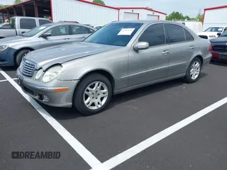 2003 Mercedes-Benz E-Class 3.2L with VIN WDBUF65JX3A341682, listed as a IAAI auction lot 42107536 with 1 mi miles. Bid and sale history available at carsss.com. Image 2.