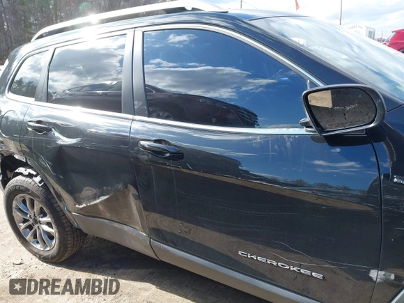 2020 Jeep Cherokee Latitude Plus with VIN 1C4PJMLB0LD591217, listed as a IAAI auction lot 41857544 with 102,704 mi miles and . Bid and sale history available at DreamBid. Image 13.