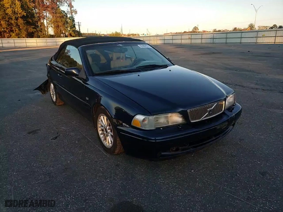 2000 Volvo C70 with VIN YV1NC56D1YJ010766, listed as a Copart auction lot 81057574 with 158,135 mi miles and Salvage Title. Bid and sale history available at carsss.com. Image 10.
