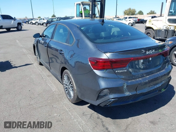2024 Kia Forte GT-Line with VIN 3KPF54AD4RE803242, listed as a IAAI auction lot 41826518 with 5,099 mi miles. Bid and sale history available at carsss.com. Image 3.