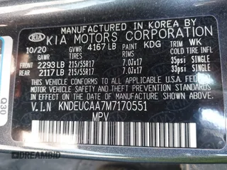 2021 Kia Seltos S z VIN KNDEUCAA7M7170551, wystawiony jako IAAI lot #42112245 z przebiegiem 50 300 mil mil oraz . Historia ofert i sprzedaży dostępna na DreamBid. Obrazek 9.