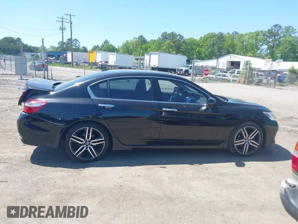 2016 Honda Accord Touring with VIN 1HGCR3F93GA036152, listed as a IAAI auction lot 42134354 with 233,311 mi miles and . Bid and sale history available at DreamBid. Image 13.