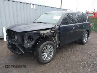 2021 Infiniti QX80 Luxe with VIN JN8AZ2AE1M9272448, listed as a IAAI auction lot 41661947 with 60,183 mi miles and . Bid and sale history available at DreamBid. Image 17.