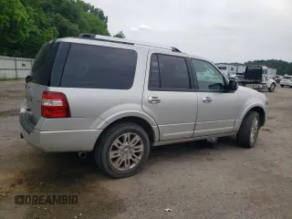 2011 Ford Expedition Limited with VIN 1FMJU1K51BEF12844, listed as a Copart auction lot 54833675 with 245,355 mi miles and Salvage title. Bid and sale history available at DreamBid. Image 3.