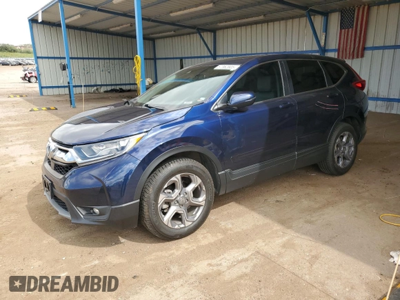 2018 Honda CR-V EX-L z VIN 2HKRW2H84JH605428, wystawiony jako Copart lot #57362805 z przebiegiem 80 703 mil mil oraz Szkoda całkowita • Salvage title. Historia ofert i sprzedaży dostępna na DreamBid. Obrazek 1.