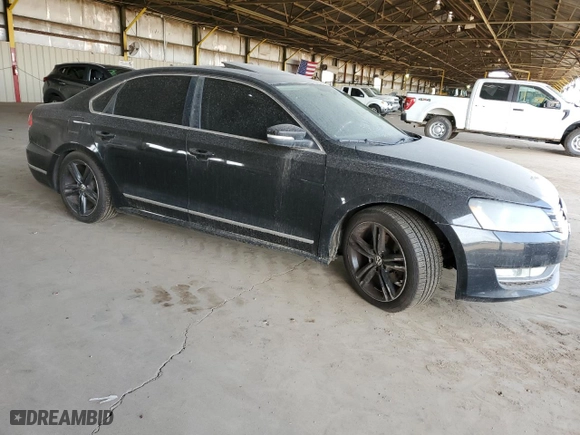 2013 Volkswagen Passat SEL Premium with VIN 1VWCM7A3XDC002360, listed as a Copart auction lot 47577885 with 198,678 mi miles and Clean Title. Bid and sale history available at carsss.com. Image 4.