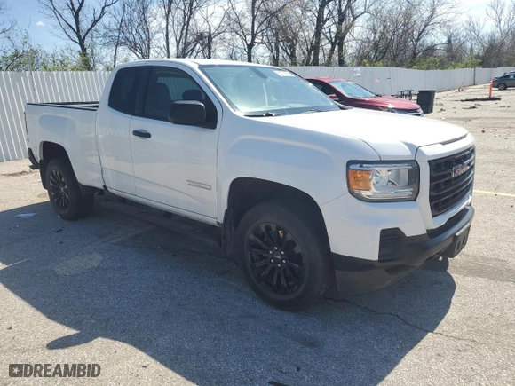2021 GMC Canyon 2WD with VIN 1GTH5BEA8M1110778, listed as a Copart auction lot 50718555 with 48,769 mi miles and Salvage Title. Bid and sale history available at carsss.com. Image 4.