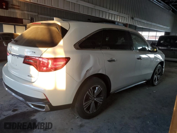 2017 Acura MDX with VIN 5FRYD4H3XHB026694, listed as a Copart auction lot 88740495 with 90,417 mi miles and Salvage Title. Bid and sale history available at carsss.com. Image 3.
