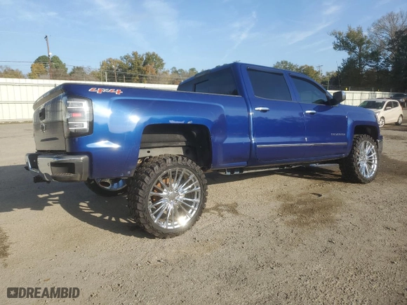 2014 Chevrolet Silverado 1500 LTZ with VIN 3GCUKSEC3EG145630, listed as a Copart auction lot 84111244 with 103,381 mi miles and Salvage Title. Bid and sale history available at carsss.com. Image 3.
