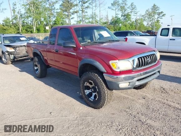 2004 Toyota Tacoma with VIN 5TEWN72N24Z307107, listed as a IAAI auction lot 42045605 with 190,877 mi miles and . Bid and sale history available at DreamBid. Image 1.