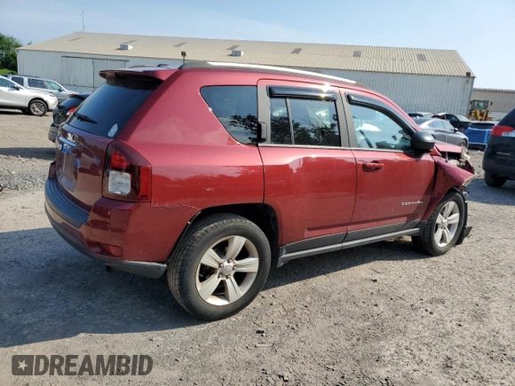 2016 Jeep Compass Sport with VIN 1C4NJDBB3GD722882, listed as a Copart auction lot 62368765 with Not provided miles and Salvage title. Bid and sale history available at DreamBid. Image 3.