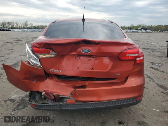 2018 Ford Focus SE with VIN 1FADP3F26JL308996, listed as a Copart auction lot 53331445 with 118,885 mi miles and Salvage Title. Bid and sale history available at DreamBid. Image 6.