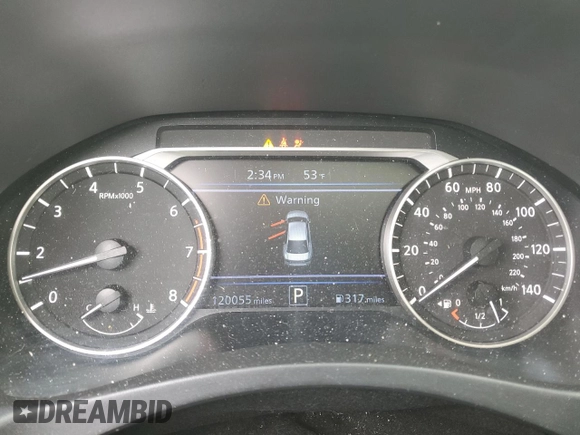 2019 Nissan Altima SV z VIN 1N4BL4DW6KC157979, wystawiony jako Copart lot #49491025 z przebiegiem 120 055 mil mil oraz Szkoda całkowita • Salvage title. Historia ofert i sprzedaży dostępna na DreamBid. Obrazek 9.