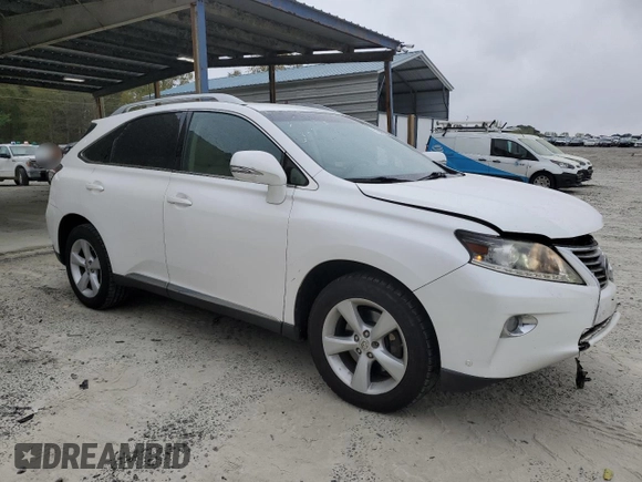 2014 Lexus RX 350 with VIN 2T2BK1BA8EC231803, listed as a Copart auction lot 51047035 with 123,722 mi miles and Salvage Title. Bid and sale history available at DreamBid. Image 4.