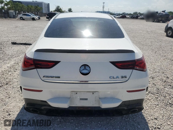 2021 Mercedes-Benz CLA 35 AMG with VIN W1K5J5BB5MN220635, listed as a Copart auction lot 58544855 with 48,776 mi miles and Salvage title. Bid and sale history available at DreamBid. Image 6.